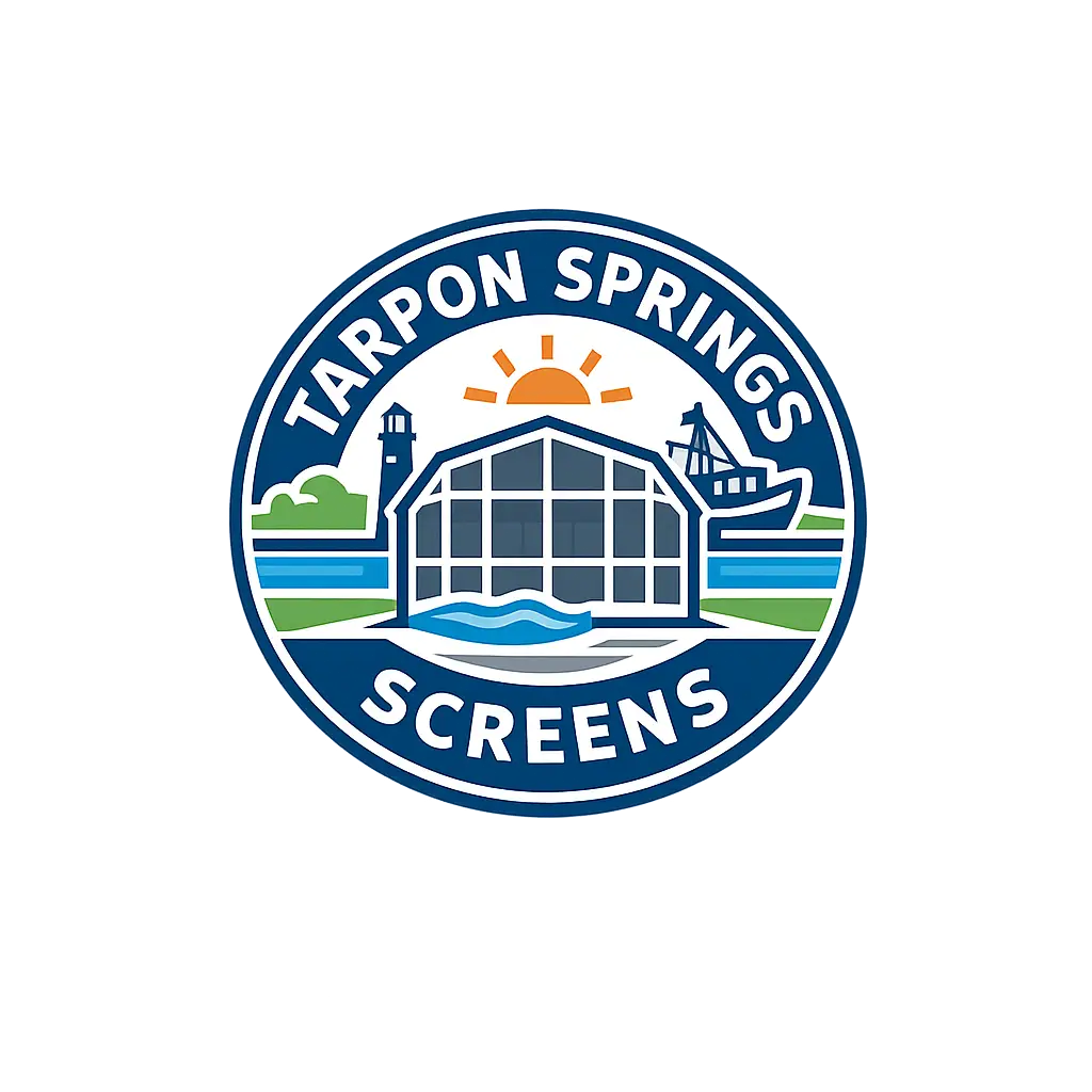 Tarpon Springs Screens logo for screen enclosures in Tarpon Springs, FL